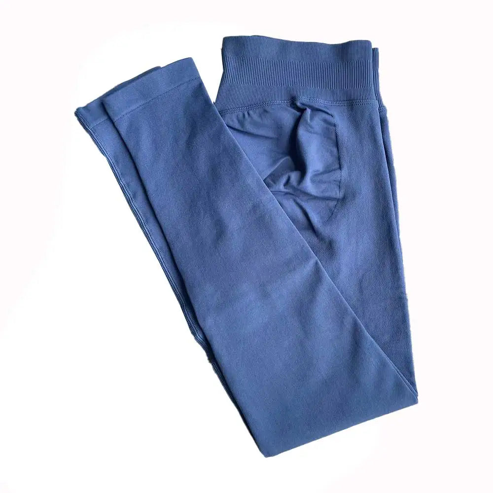 Leggings Women Dfyoga Seamless Sports Yoga Pants Low Ribbed Band Gym clothes Fitness Workout wear Scrunch Bum Tights