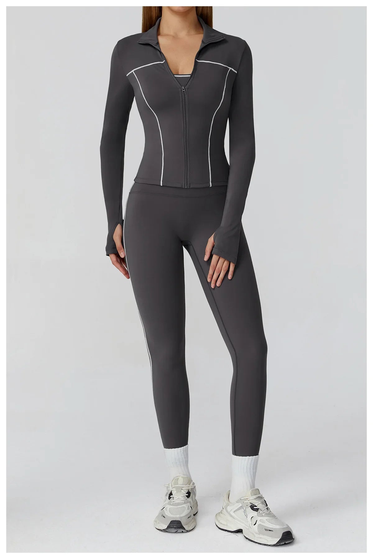 Yoga Set 2/3PCS Sports Outfits Women Clothes Fitness Tracksuit Gym Legging Workout Long Sleeved Female Bra Yoga Suit Sportswear