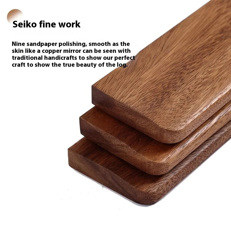 Solid Wood Keyboard Wrist Rest Palm Pad