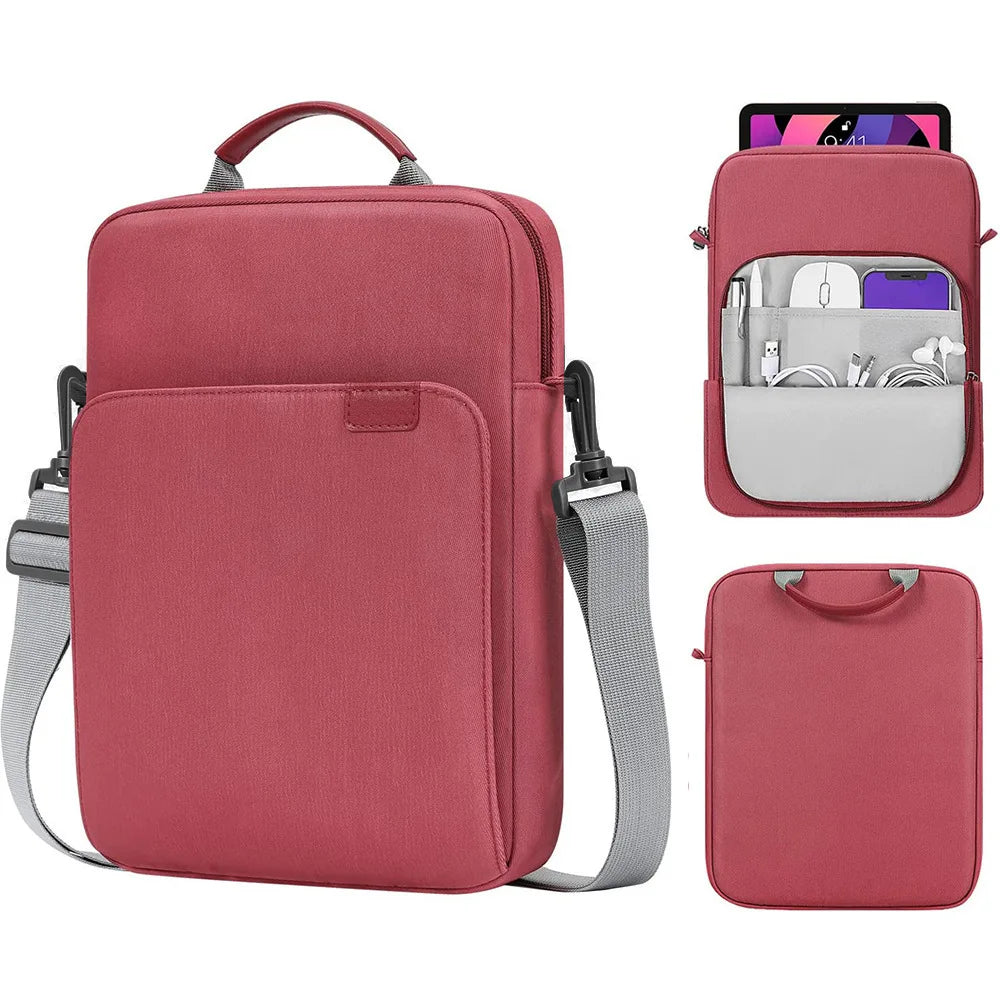 Shoulder Bag for MacBook Air 13 Case M4 M3 M2 M1 13.6 inch Laptop Bag for iPad Air 5 13 Pro 12.9 11 10th A16 S9 8 7 Plus Bag