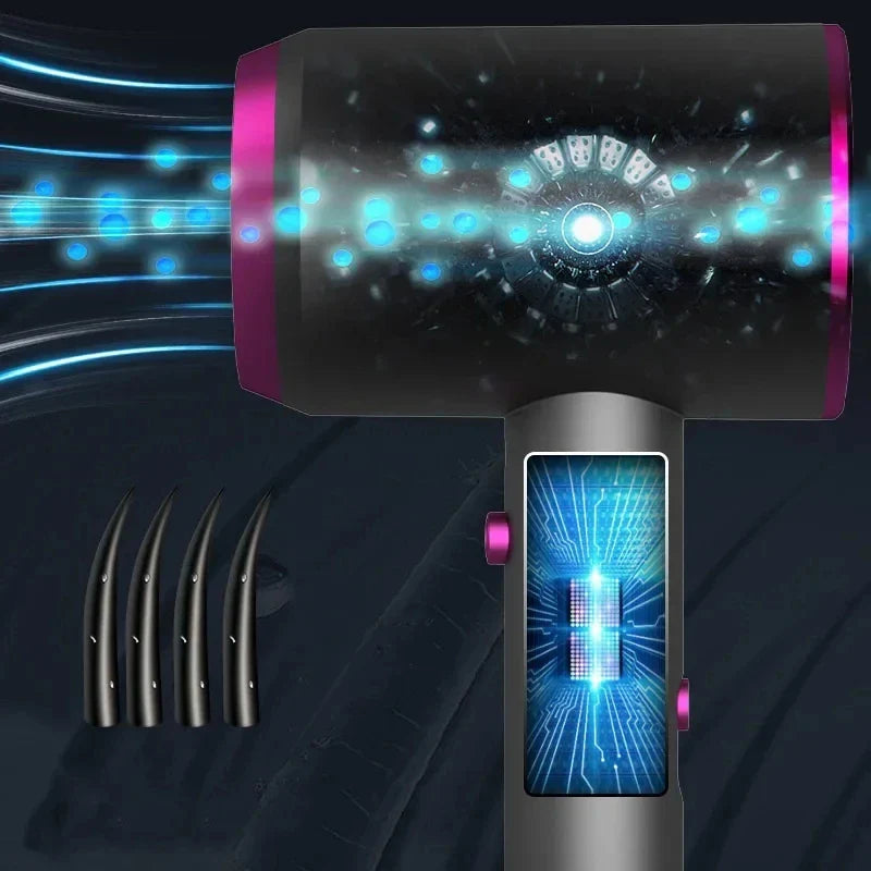 Professional Salon Hair Dryer with Ionic & Heat Protection Portable for Home Hotel Travel-for Household & Hotel Use