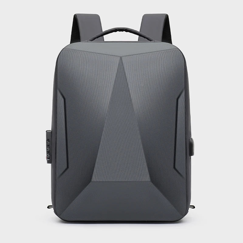 Men's Expandable Computer Backpack Large Capacity Business Travel Trip Luggage Bag E-Sports Game Hard Shell Backpack