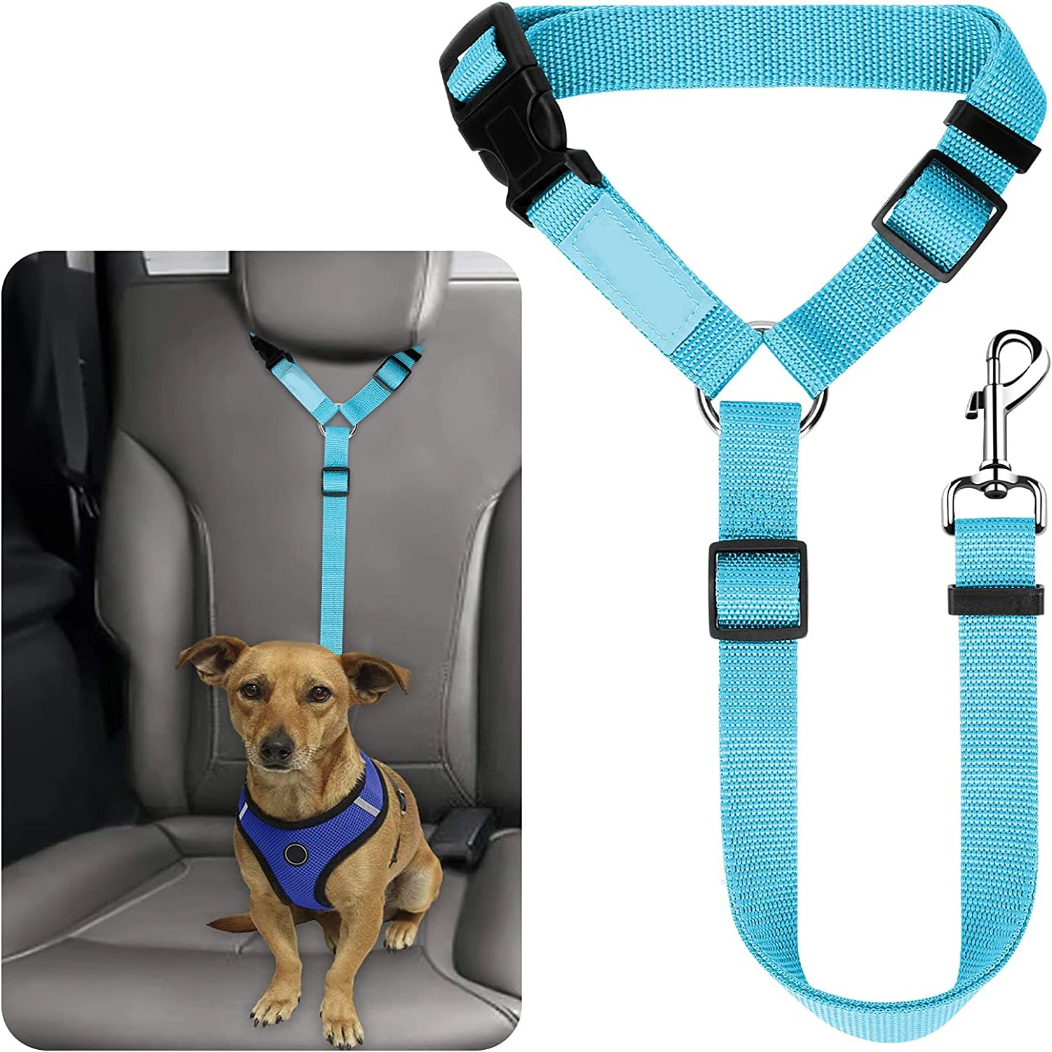 1pc Dog Seat Belt For Vehicle Secure, Pet Car Tether Safety Leash For Dogs In Vehicles, Dog Seatbelt Tether, Dog Seat Belt Buckle, Dog Car Seat Belt Christmas Gift