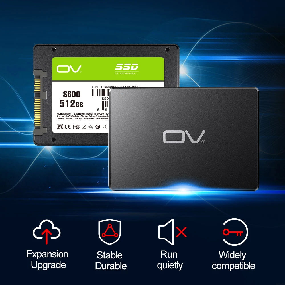 OV Internal Sata 3 HD SSD Steam Deck 128GB 256GB 512GB 1TB Hard Drive Cheap SSD Disk Notebook PC Laptop DIY Computers Wholesale