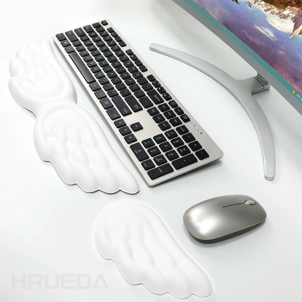 wing shaped wrist pad