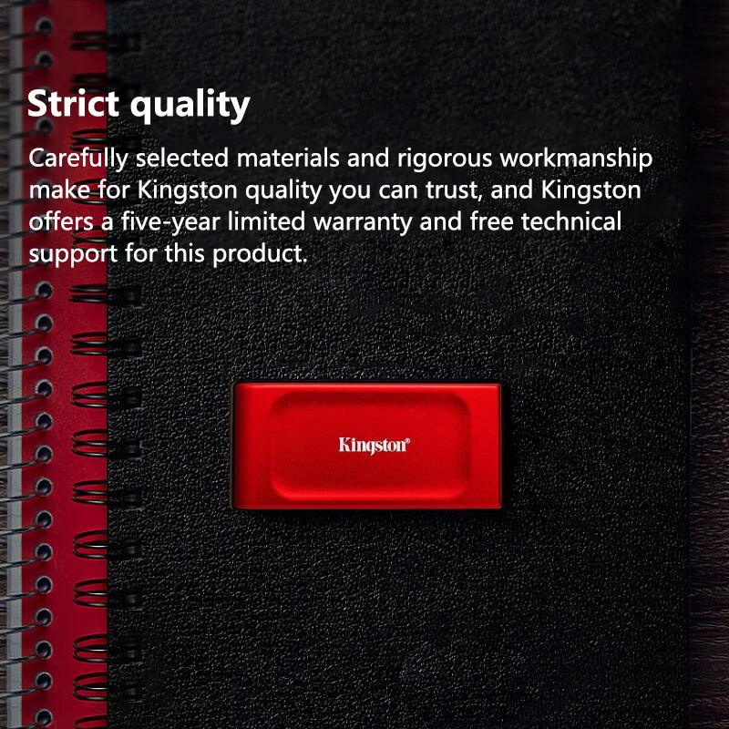 Kingston Portable Solid State Drive USB 3.2 Hard Disk XS1000 SSD 1TB 2TB