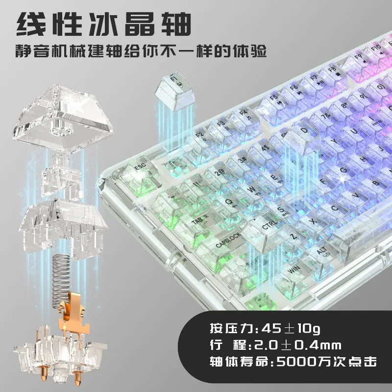 BK920 Tri-mode Wireless Bluetooth Mechanical Keyboard