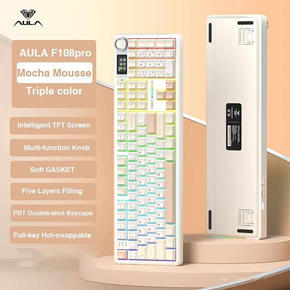AULA F108 PRO Wireless Mechanical Keyboard