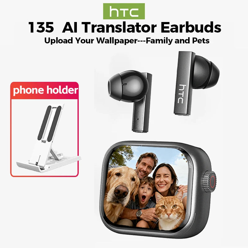 HTC NE40 Pro TranslateBuds™ – AI-Powered Ultra HD Earphones