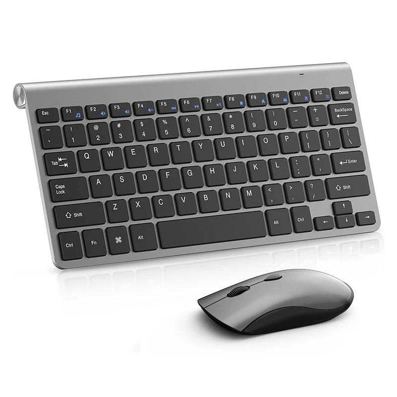 Mini Wireless Keyboard and Mouse 2.4G Protable Silent Mice