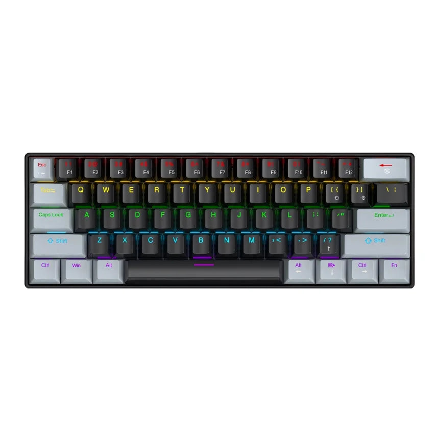 APAYADO K61 Keyboard 60% Portable Wired Mechanical Keyboard