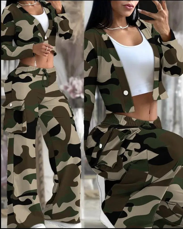 Casual Women's Two Piece Sets for Spring & Autumn