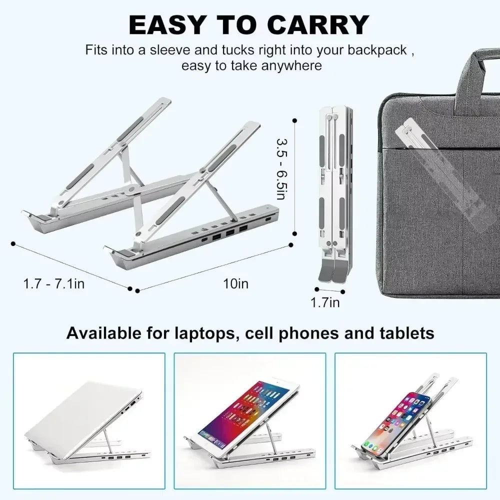 Foldable Laptop Stand 4IN1 USB RGB