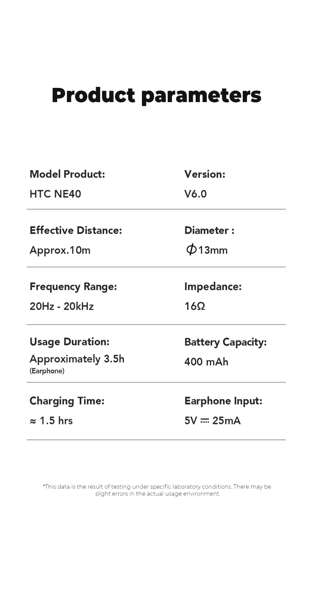 HTC NE40 Pro TranslateBuds™ – AI-Powered Ultra HD Earphones