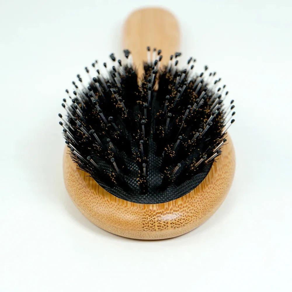 Natural Bamboo & Boar Bristle Hair Brush