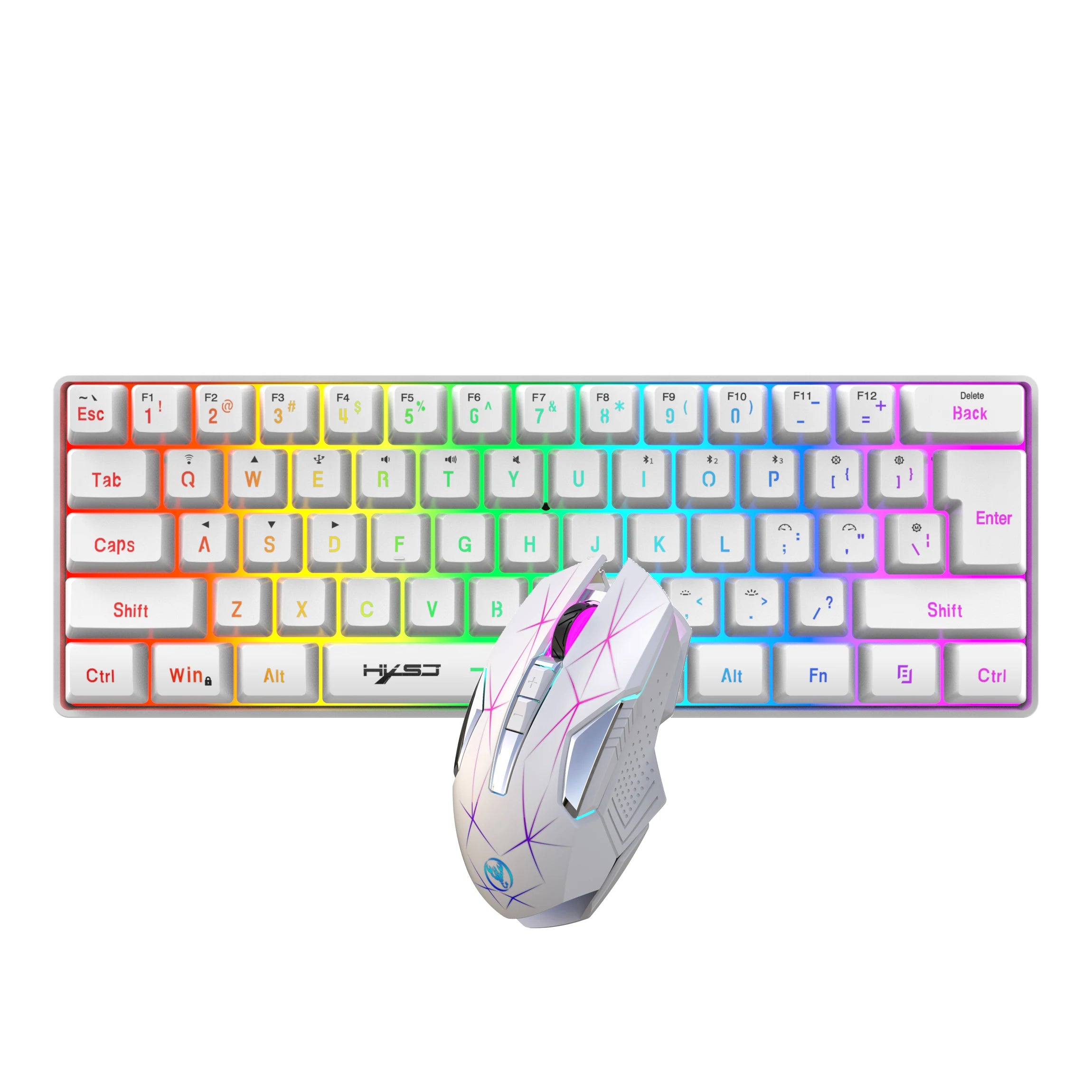 60% Wireless Gaming Keyboard and Mouse Combo