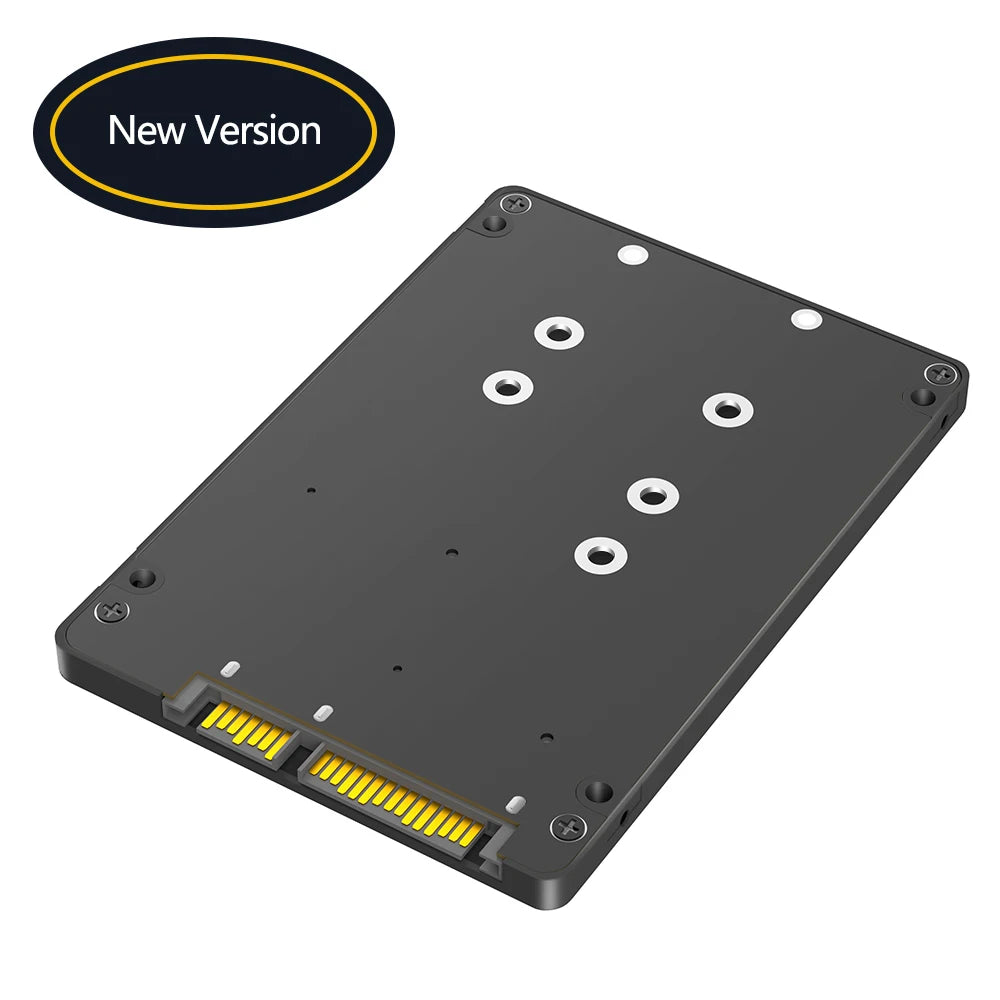 Dual  M.2 B Key/B&M Key SSD to 2.5" SATA III  With Plastic Enclosure