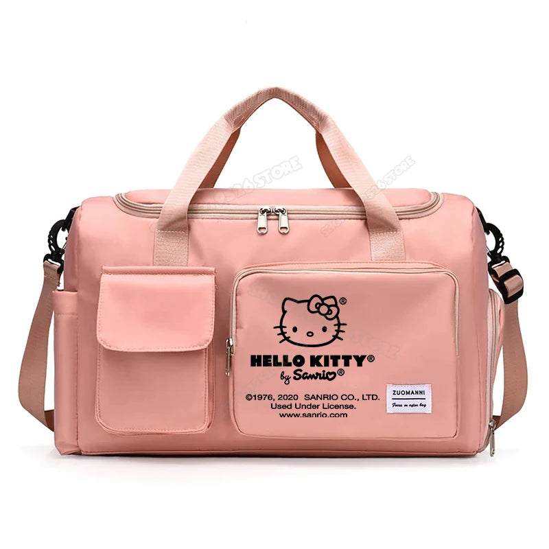 Hello Kitty Kuromi Carry on Travel Bag