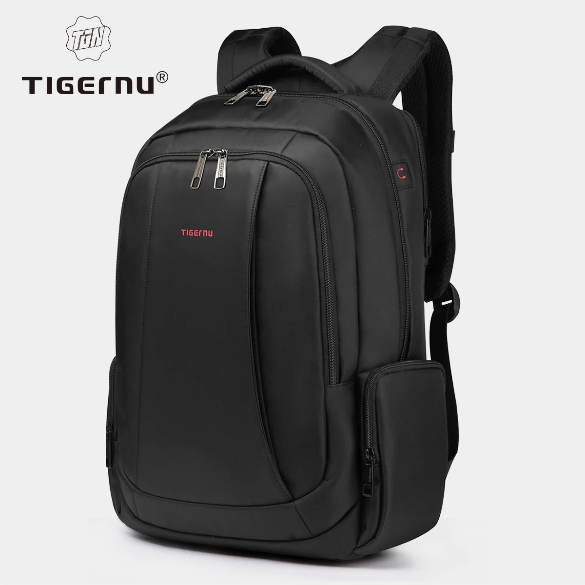 Tigernu Men Backpacks Vacuum Compression Backpacks 14 15.6 17.3'' Laptop Backpack For Men School Backpack Male Travel Backpacks