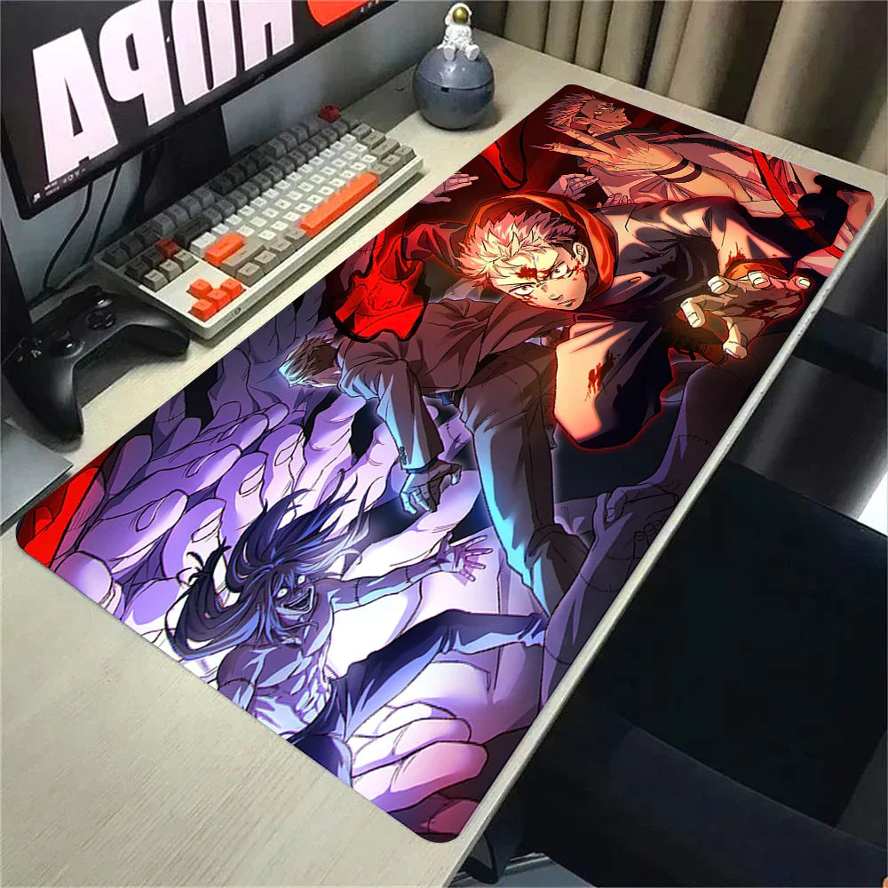 40x90CM Hot Anime Jujutsu Kaisen Large Mouse Pad Ryomen Sukuna MousePads Computer Gaming Peripheral Accessories Pc Desk Mat XXL