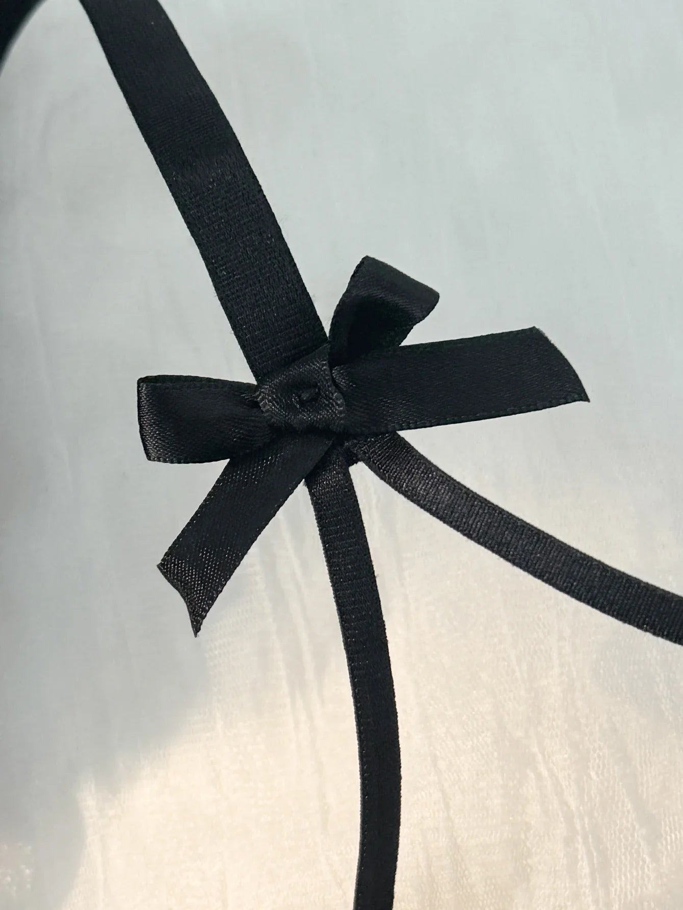 Sheer Bow Lingerie Set