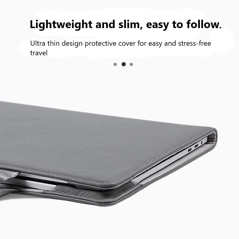 New Business Macbook Pro Laptop Bag Fashion Notebook Case For Apple Notebook Leather Computer Case INS K217