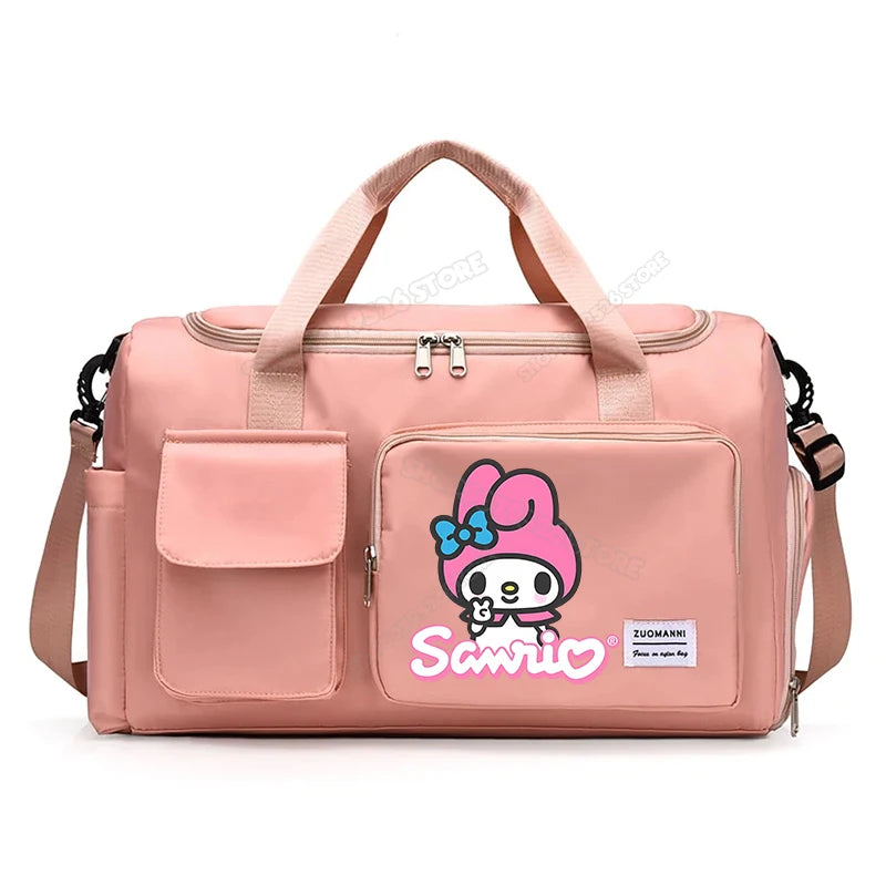 Hello Kitty Kuromi Carry on Travel Bag