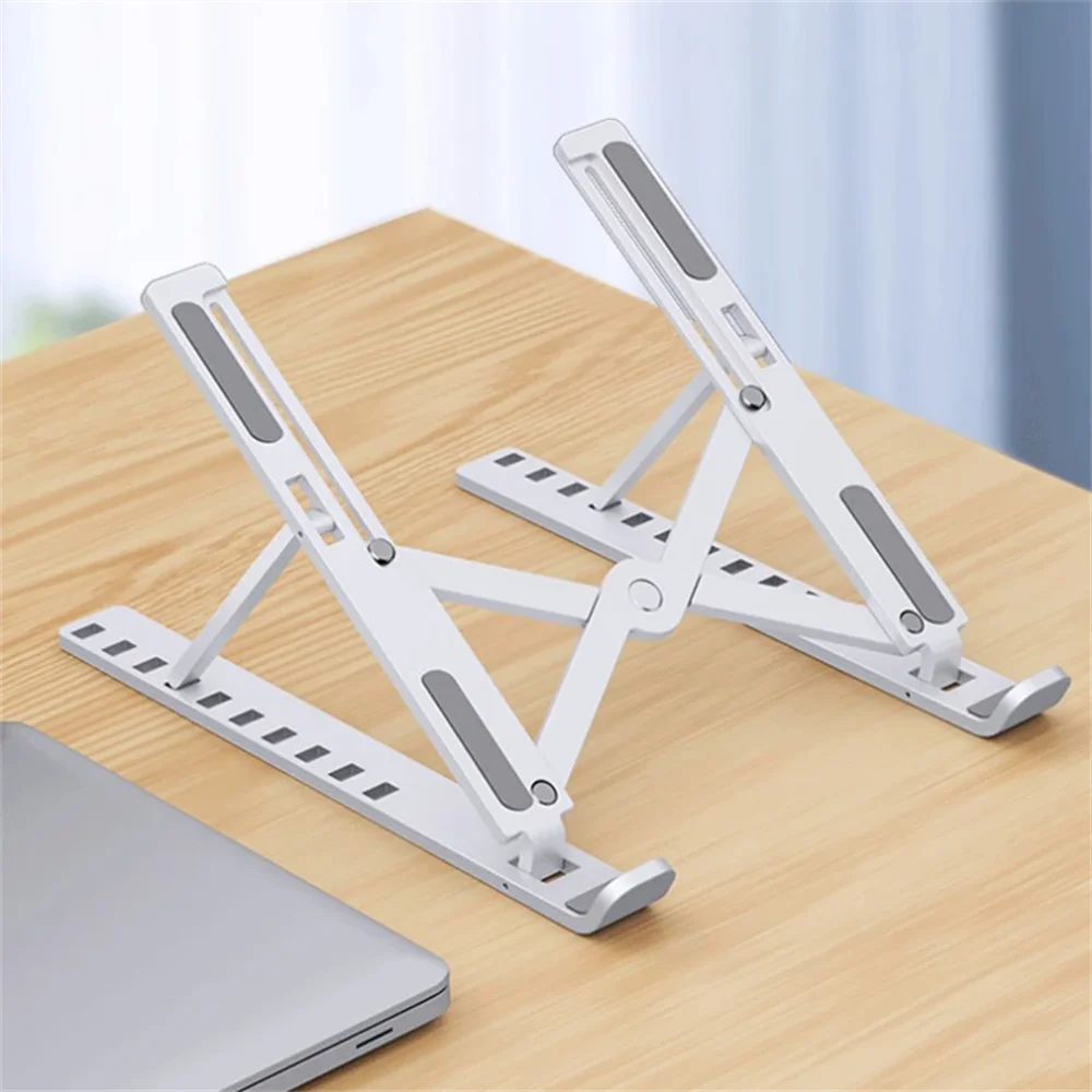 ABS Foldable Laptop Stand Cooling Notebook Bracket Adjustable Ergonomic Laptop Support Base Holder Tablet Accessories Stands