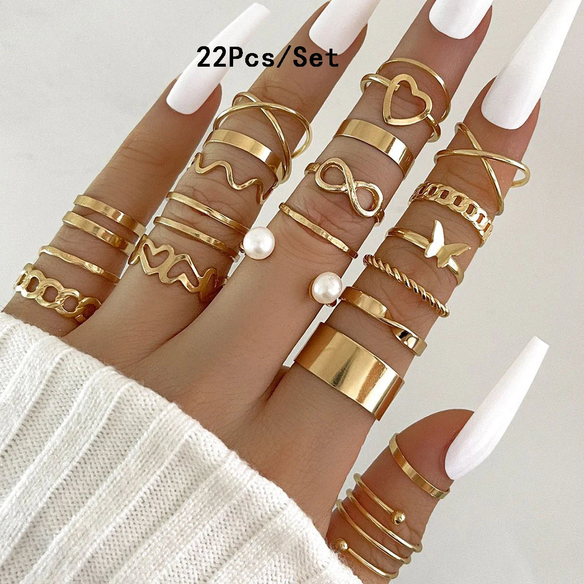 Fashion Knuckle Rings Set