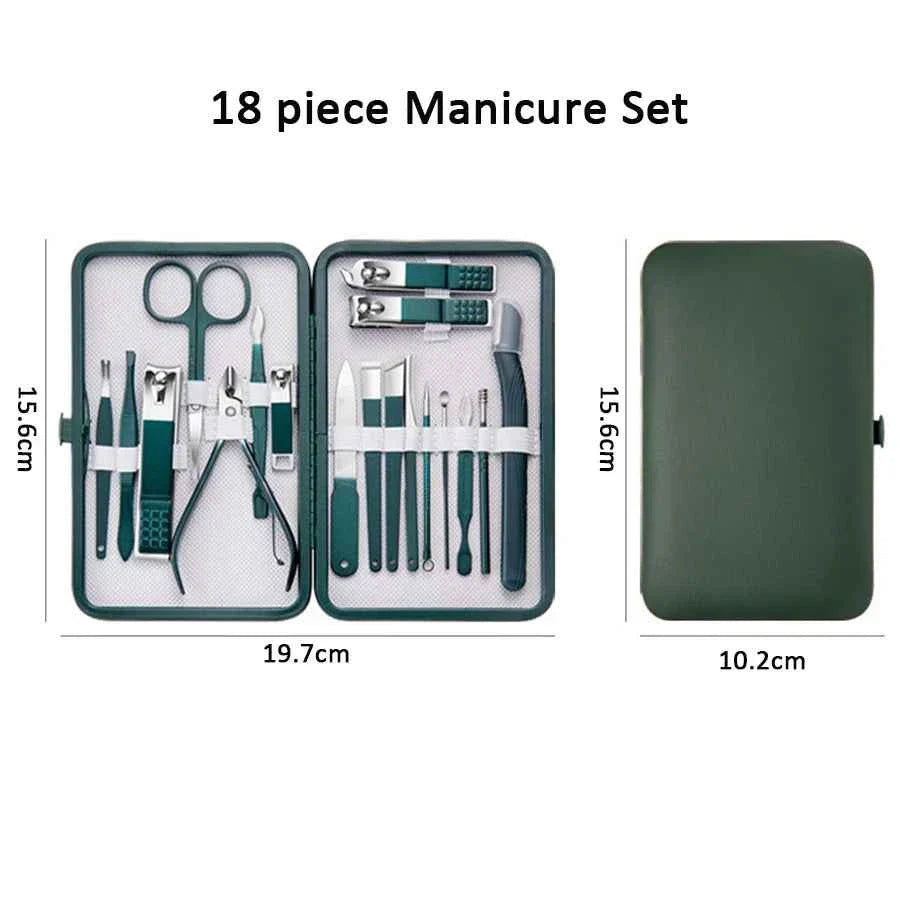Professional Stainless Steel Manicure Set  Nail Care Kit