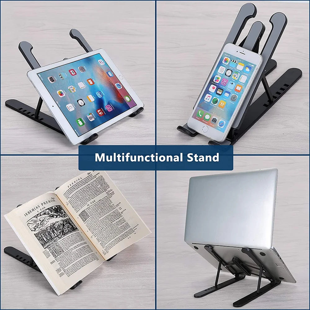Laptop Stand Non-slip Desktop Laptop Holder Adjustable Foldable Notebook Stand for Notebook Macbook Pro Air IPad Pro DELL HP