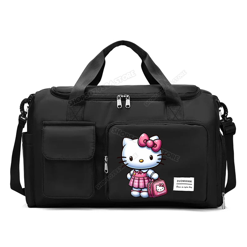 Hello Kitty Kuromi Carry on Travel Bag