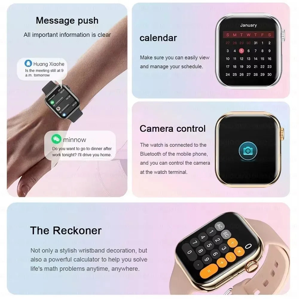 2025 GPS Smart Watch Series 10 For Apple Watch x10 Memory Music Video Bluetooth Call Waterproof NFC Smartwatch For Android IOS