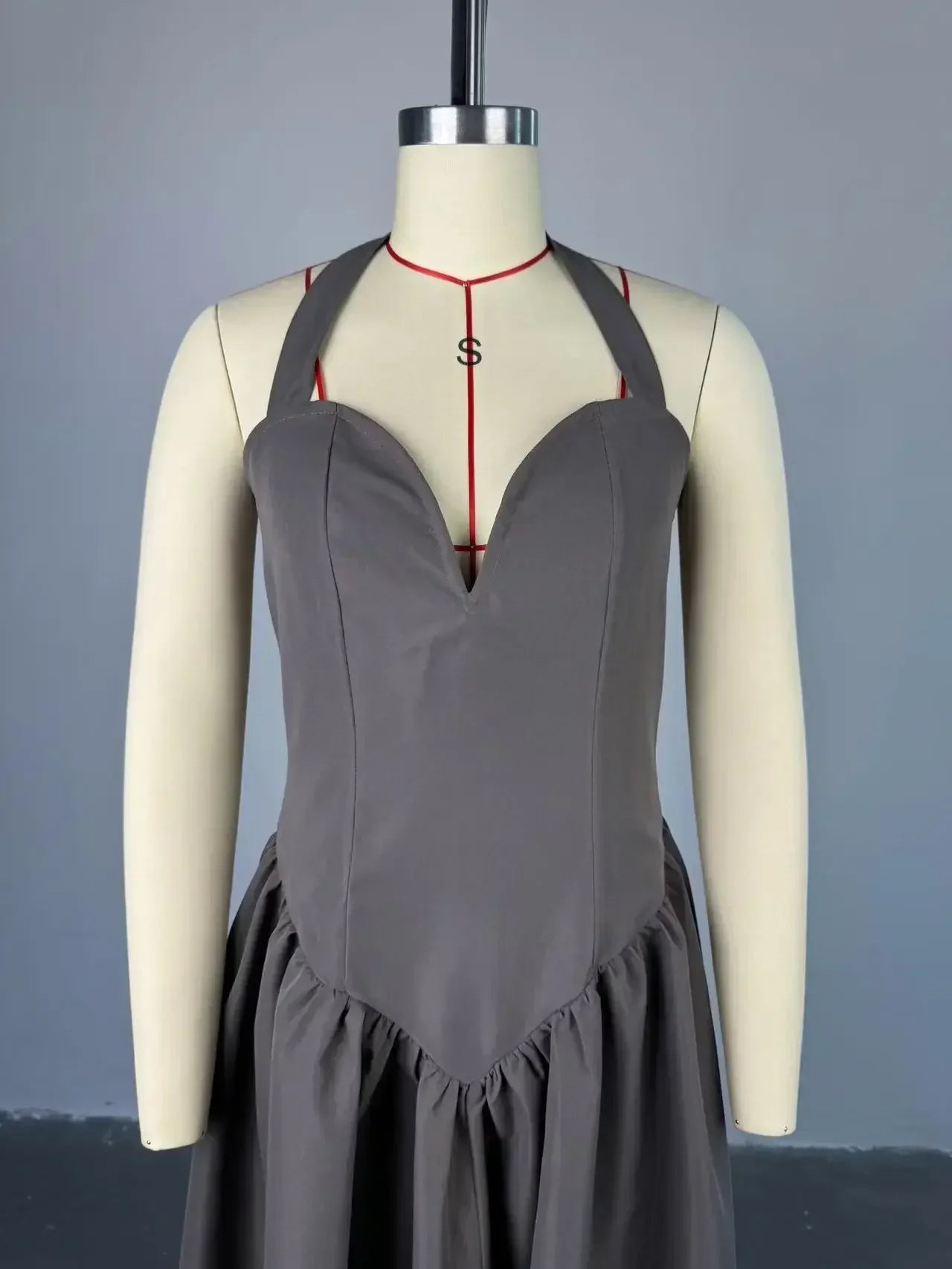 Summer Sleeveless Sweet Strapless Slim Halter Floor-Length Long Women Dress Beach Party Evening Sexy Maxi Dresses