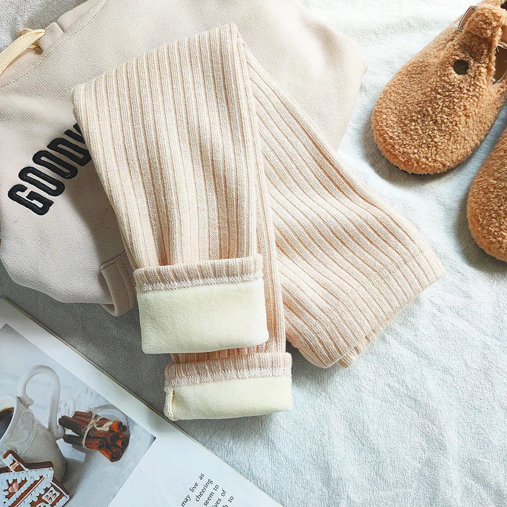 Girls Winter Cashmere Pants Velvet Leggings For Autumn And Winter