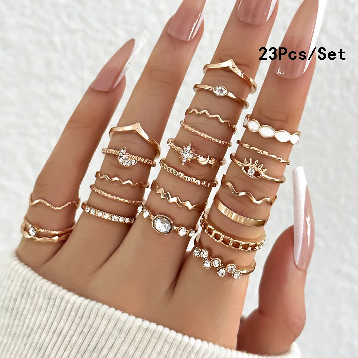 Fashion Knuckle Rings Set