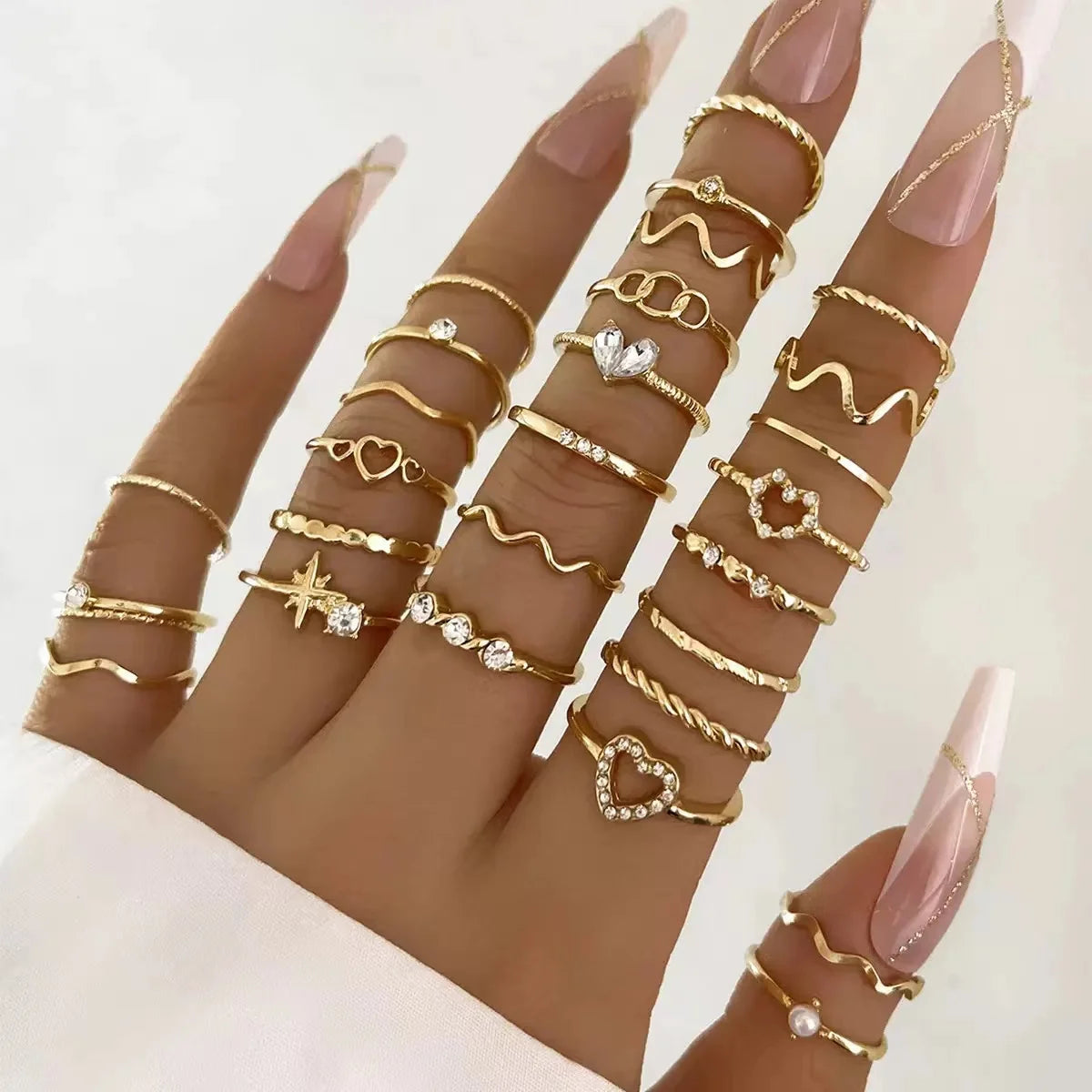 Fashion Knuckle Rings Set