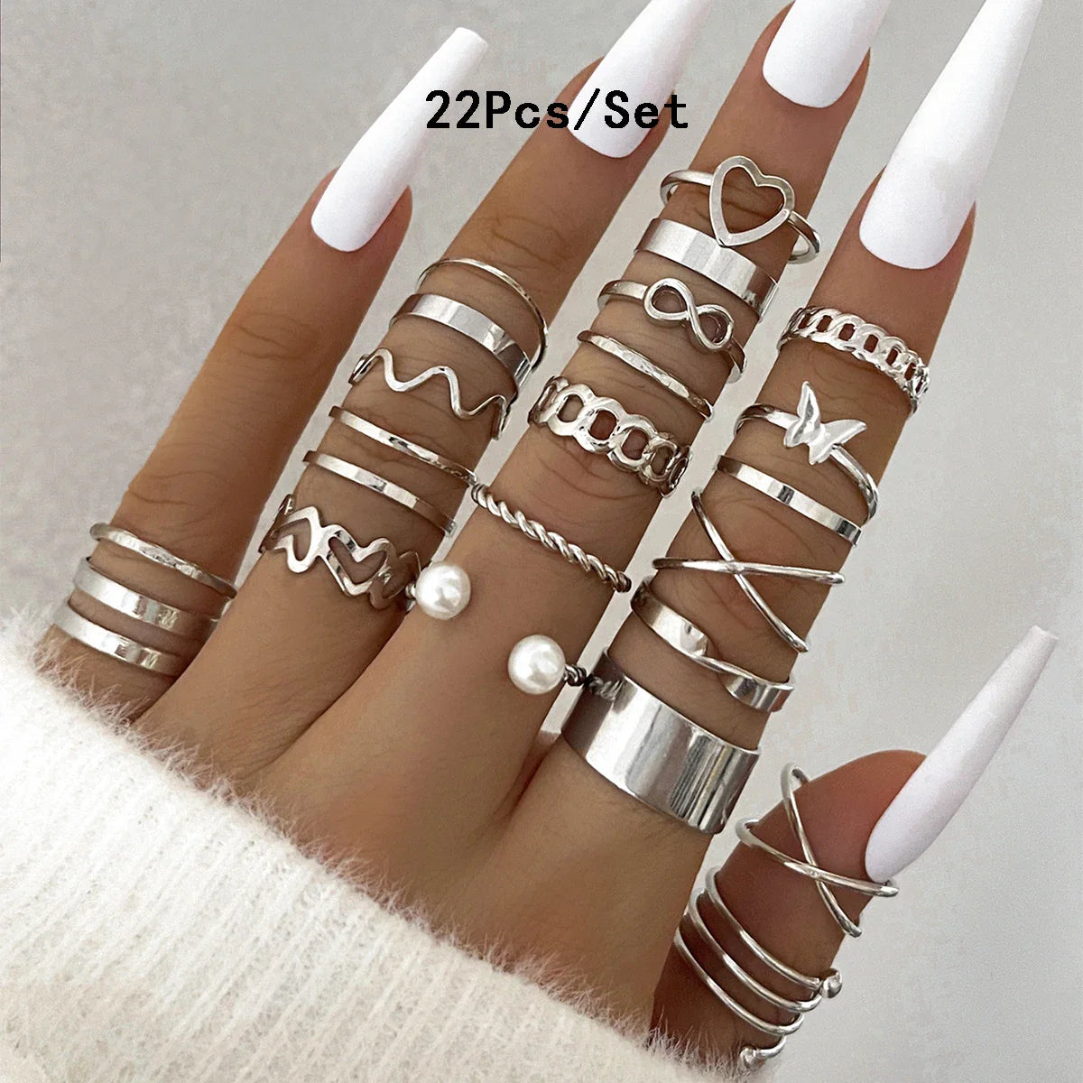Fashion Knuckle Rings Set