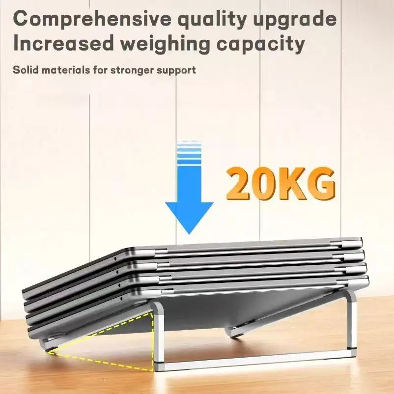 Universal Laptop Stand Foldable Adjustable Aluminum Alloy Notebook Holder Desktop Bracket for MacBook Air Pro