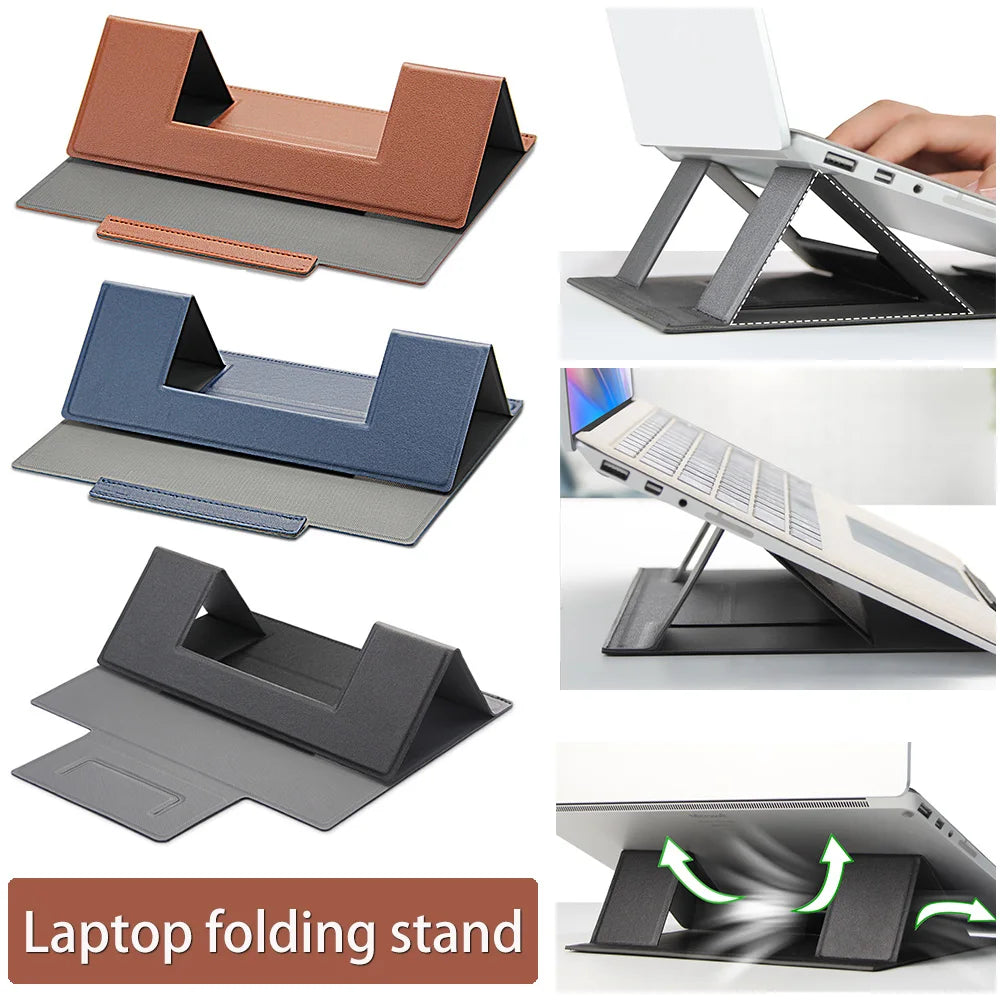Invisible Laptop Raise Stands Adjustable Portable Reusable