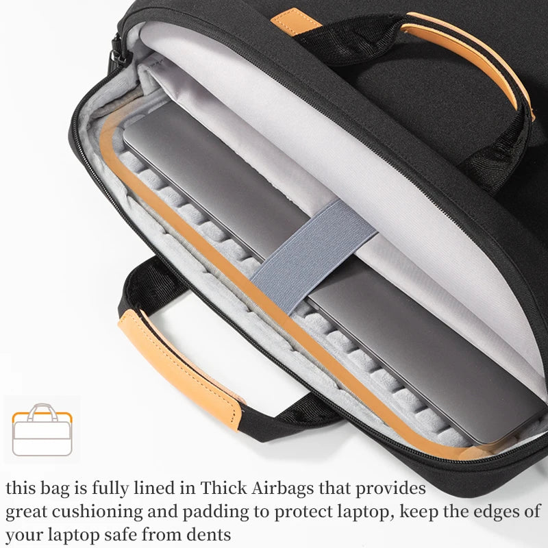 Laptop Bag 15.6 16 17.3 Inch Men Business Briefcase Computer Messenger Bag for MacBook Acer Asus Lenovo HP Toshiba Huawei Dell
