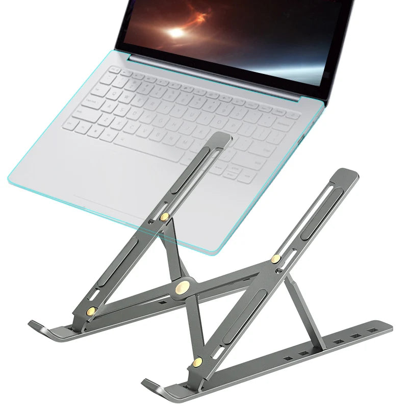 Foldable Laptop Stand Aluminium Notebook Stand Portable Laptop Holder Tablet Stand Computer Support For MacBook Air Pro ipad