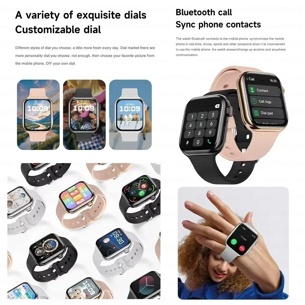 2025 GPS Smart Watch Series 10 For Apple Watch x10 Memory Music Video Bluetooth Call Waterproof NFC Smartwatch For Android IOS