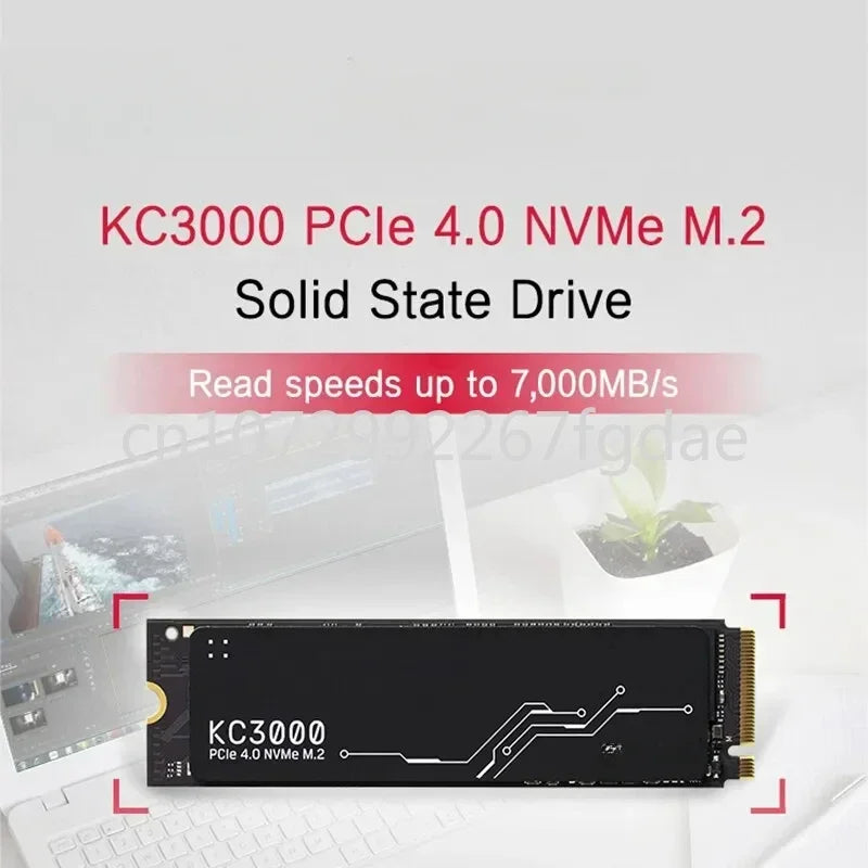 SSD M2 Nvme M.2 2280 PCIe 4.0 X4 KC3000 1024GB 512GB 1TB 2TB Internal Solid State Drive PS5 Desktop Hard Drive