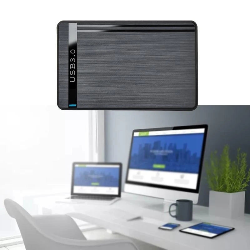 SSD Case- USB3.0 Hard Disk Adapter Enclosure Box for Laptop PC 2.5inch Sata -Serial SSD External Mobile 2.5 HDD Box