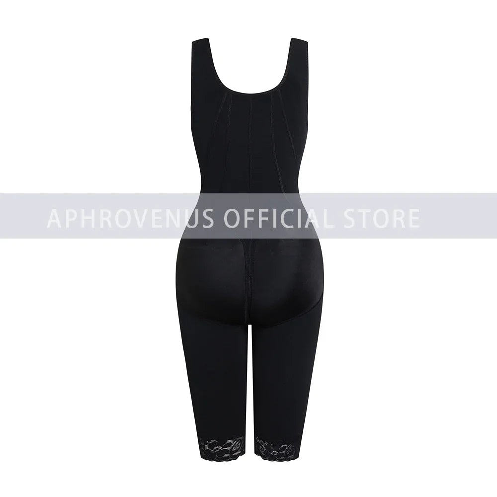 Fajas Colombianas Women Long-pants Full Body Shapewear Postpartum Waist Trainer Shaper Post Liposuction Tummy Control Bodysuit