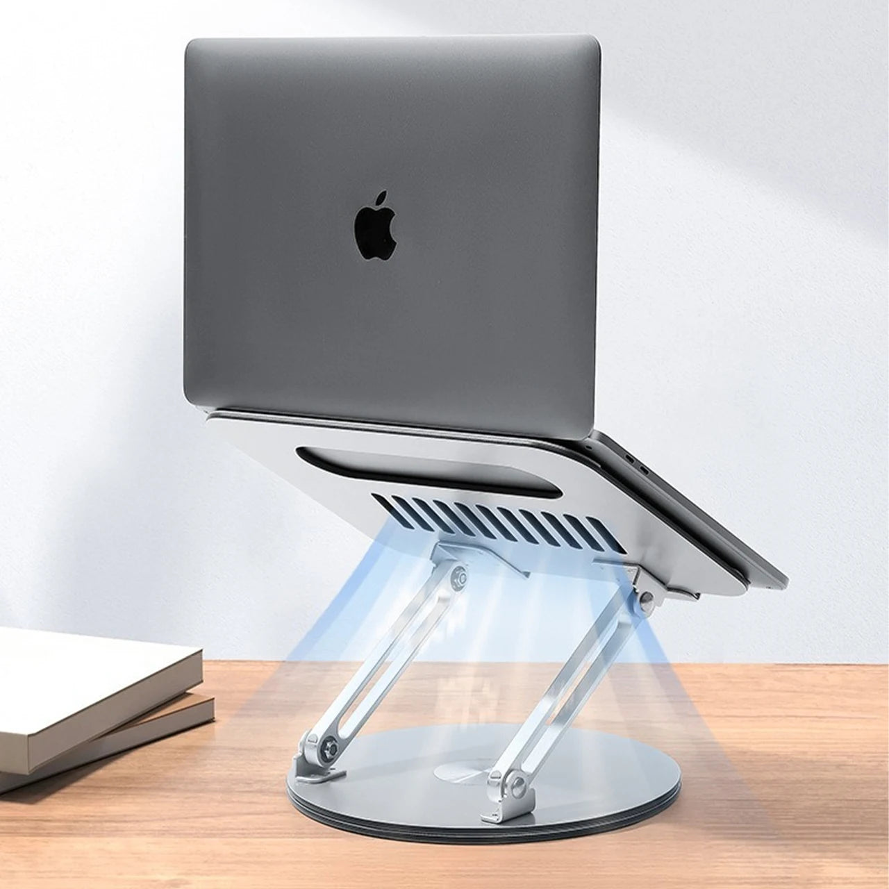 Heat Dissipation Laptop Stand 360° Rotatable Notebook Holder Liftable Aluminum Stand Compatible With 9.7-17.3 Inch Laptop Stand