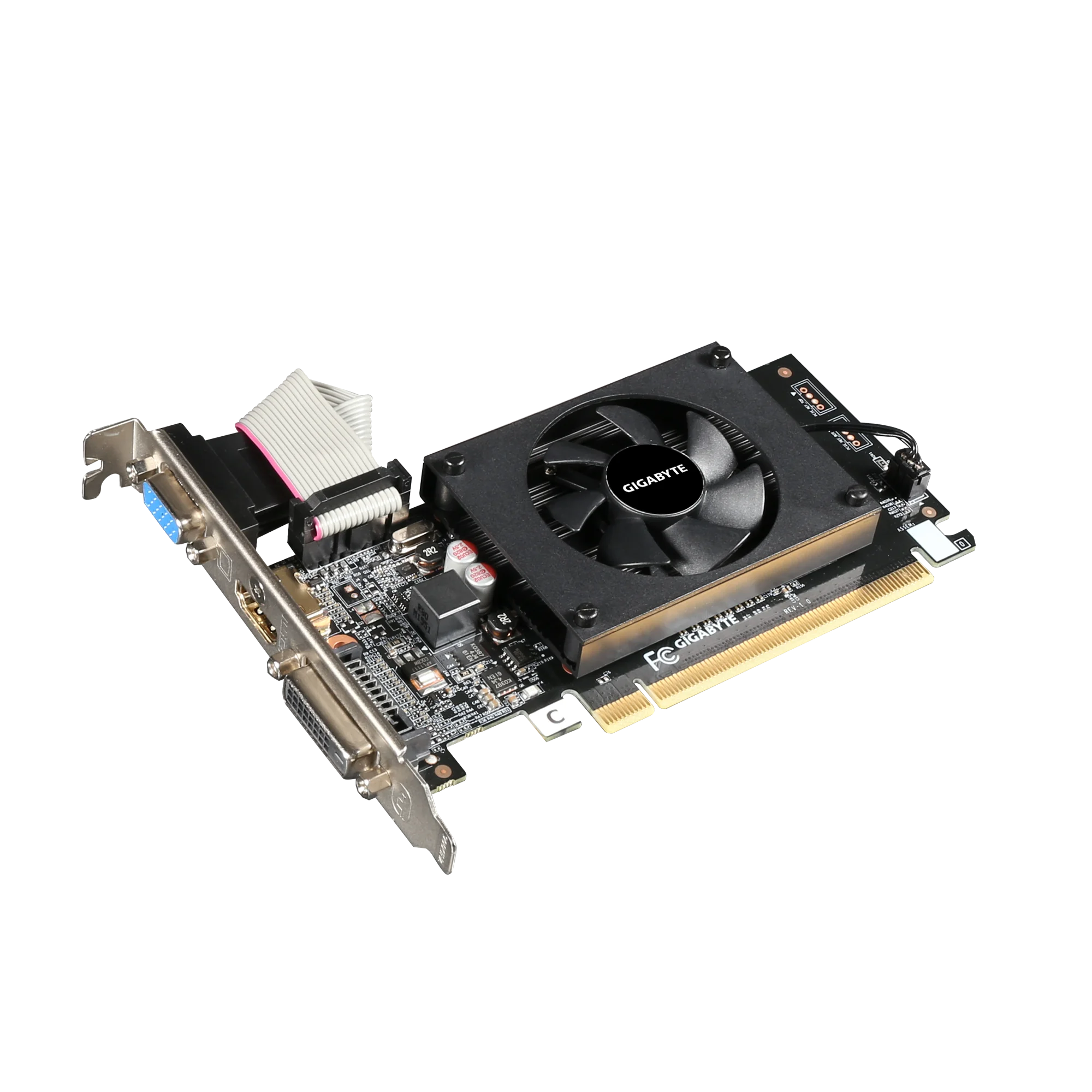 GIGABYTE NEW GeForce GT710 2GB  Gaming Graphics Card GDDR3 64Bit NVIDIA Video Card GV-N710D3-2GL Gaming Video Card