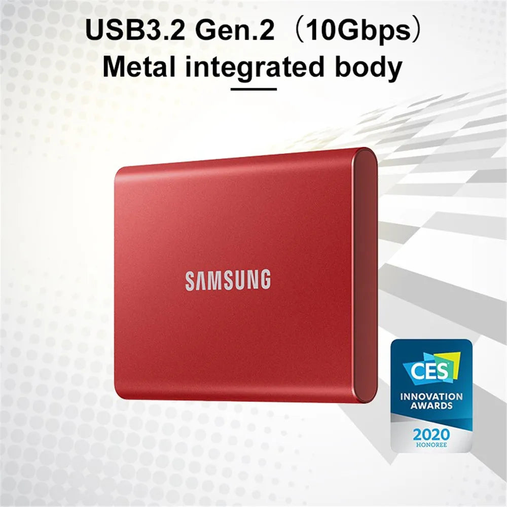 Samsung T7 Portable 500GB SSD 1TB 2TB USB 3.2 Gen 2 External Disk