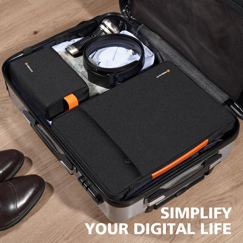 NIDOO Laptop Bag Case 13.3 14 15 Inch Waterproof Notebook Bag Sleeve For Macbook Case M1 Air Pro 13 15 Huawei Handbag Briefcase